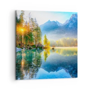 Impression sur toile - Image sur toile - Majesté et douceur - 50x50 cm