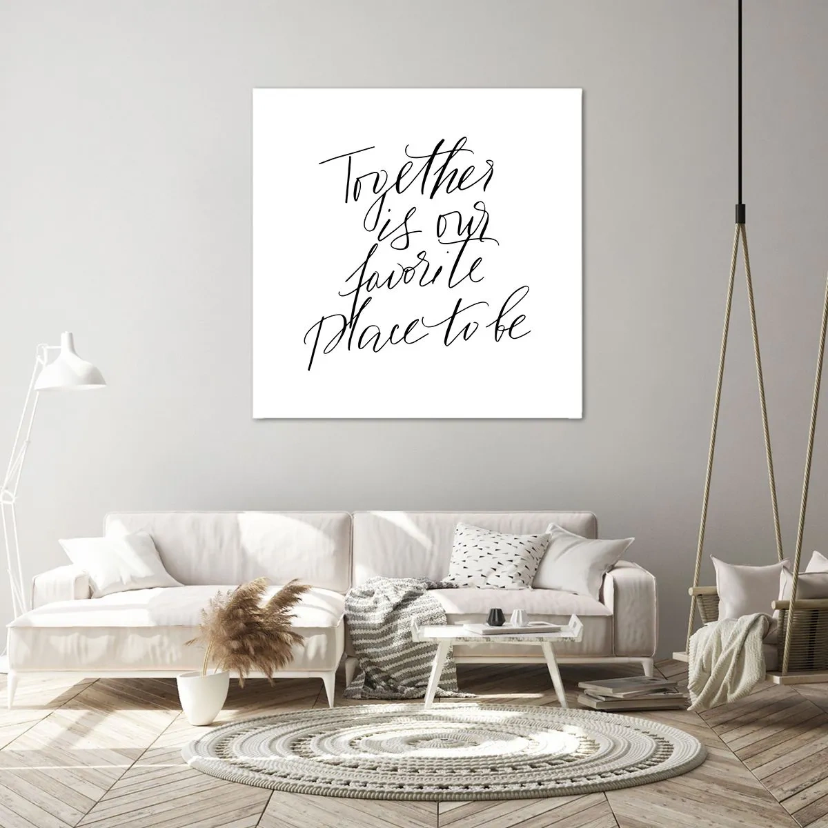 Impression sur toile - Image sur toile - Vous aussi vous le sentez? - 40x40 cm