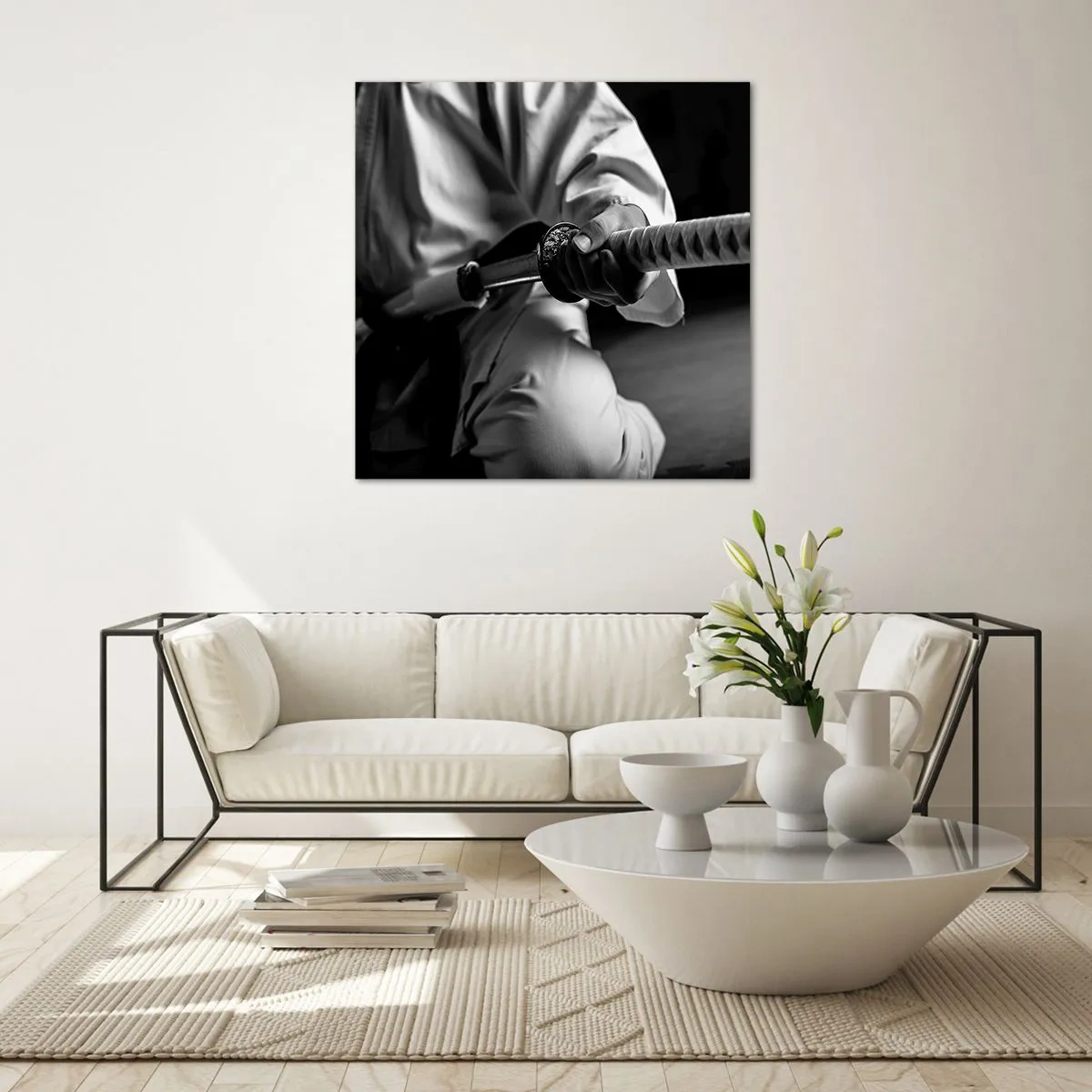 Impression sur verre - Image sur verre - Âme de guerrier - 70x70 cm