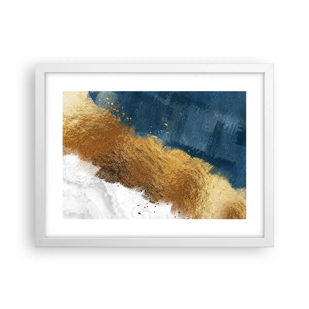 Affiche dans un cadre blanc - Poster - Les couleurs de l’été - 40x30 cm