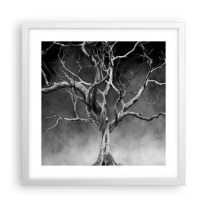 Affiche dans un cadre blanc - Poster - Primordial et sacré - 40x40 cm