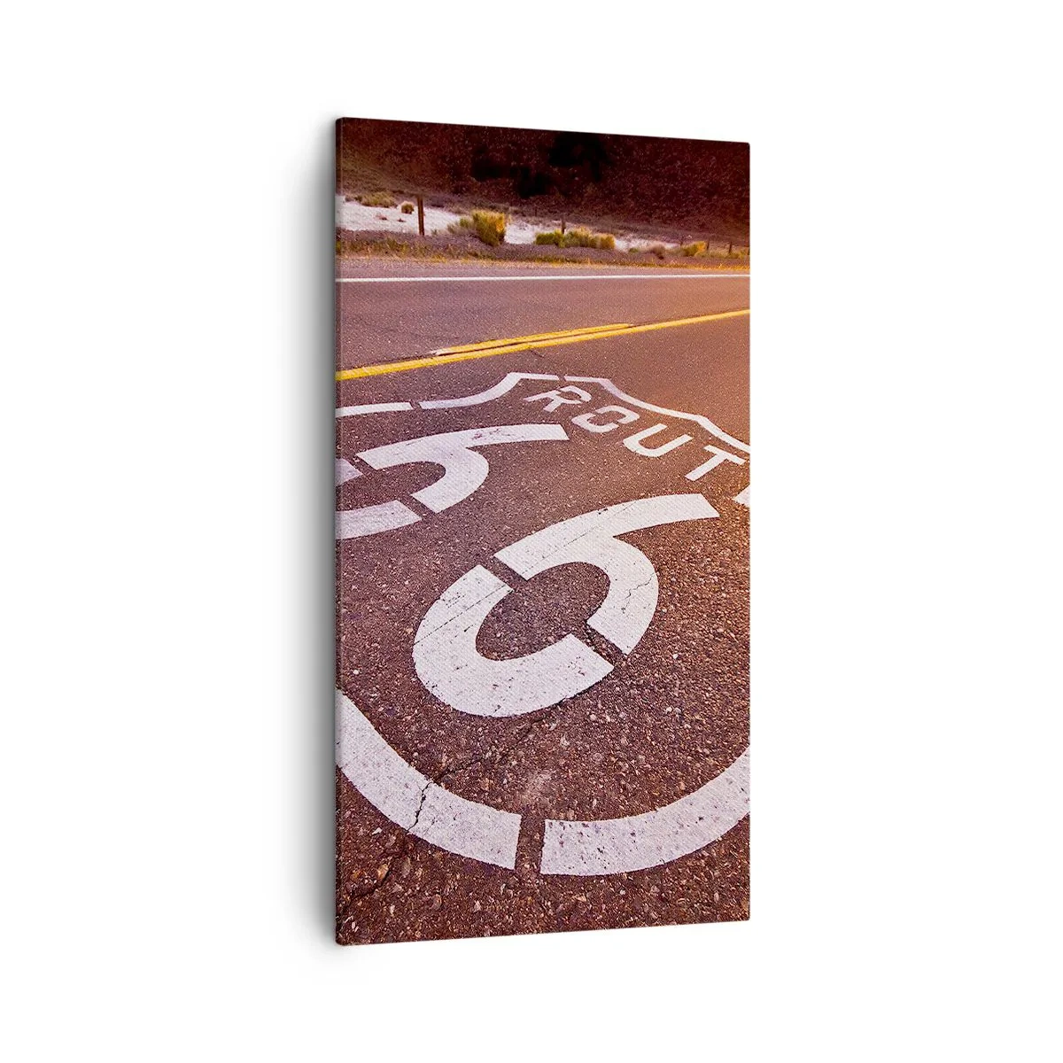 Impression sur toile - Image sur toile - Célèbre Route 66 - 45x80 cm