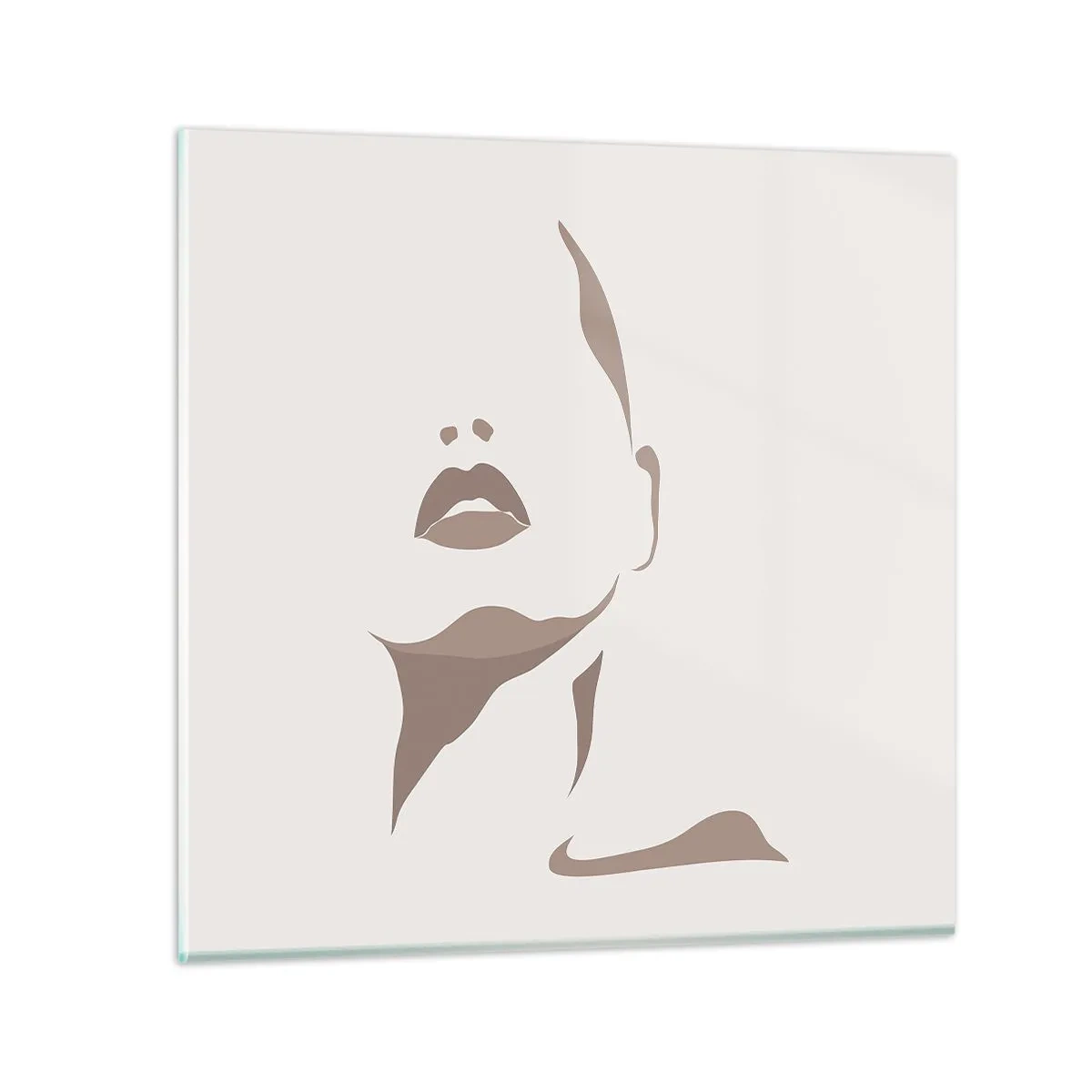 Impression sur verre - Image sur verre - Fait de lumière et d'ombre - 40x40 cm