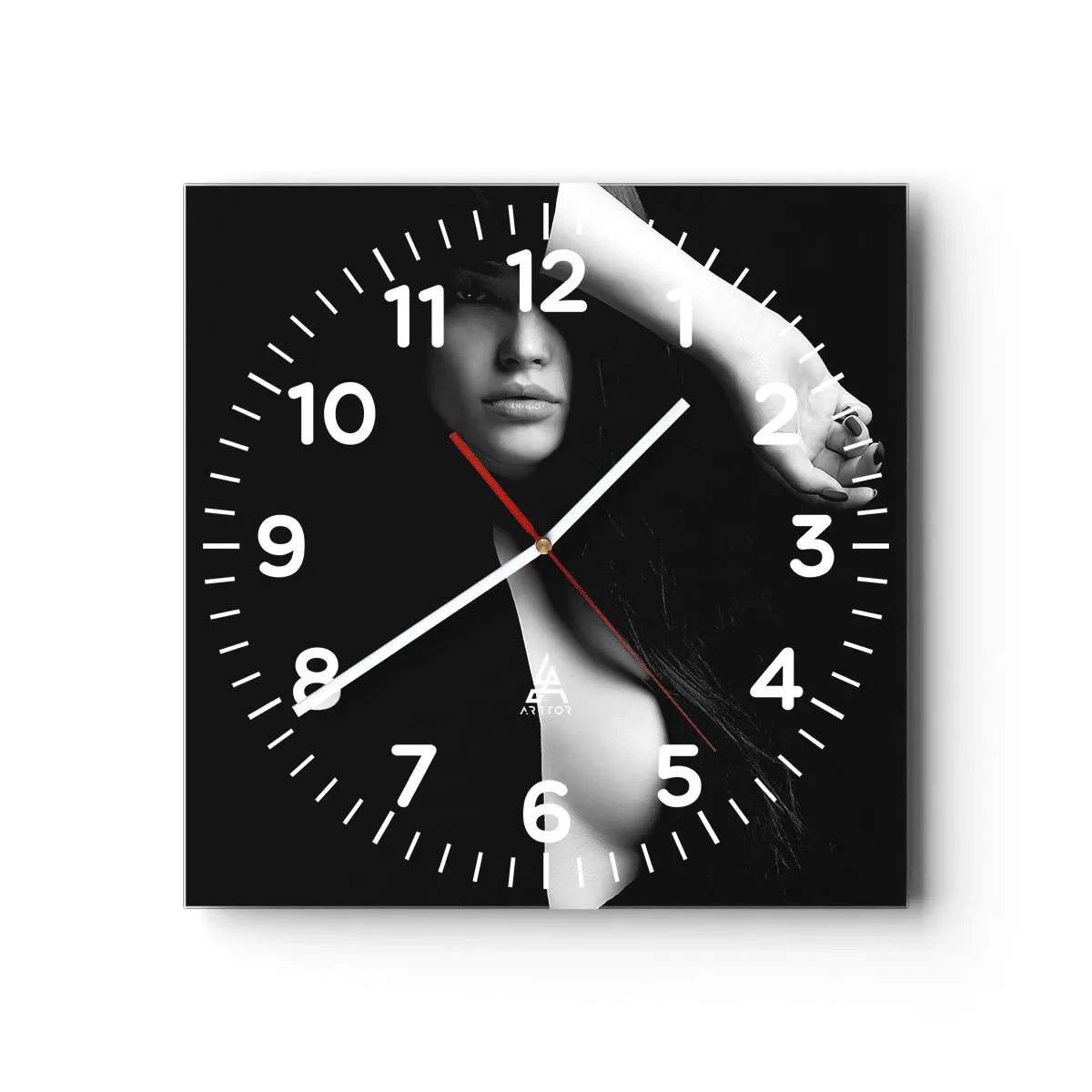 Horloge murale - Pendule murale - École de séduction - 30x30 cm