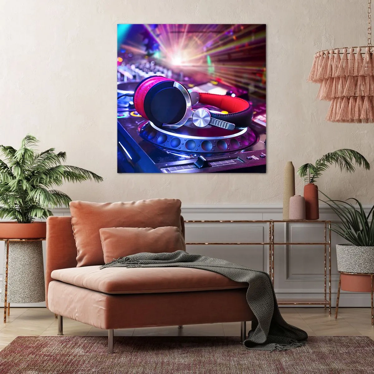 Impression sur toile - Image sur toile - Il va s'en passer des choses - 60x60 cm