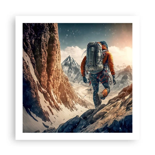 Affiche - Poster - Guerrier solitaire - 60x60 cm