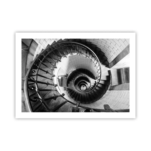 Affiche - Poster - De plus en plus haut - 70x50 cm