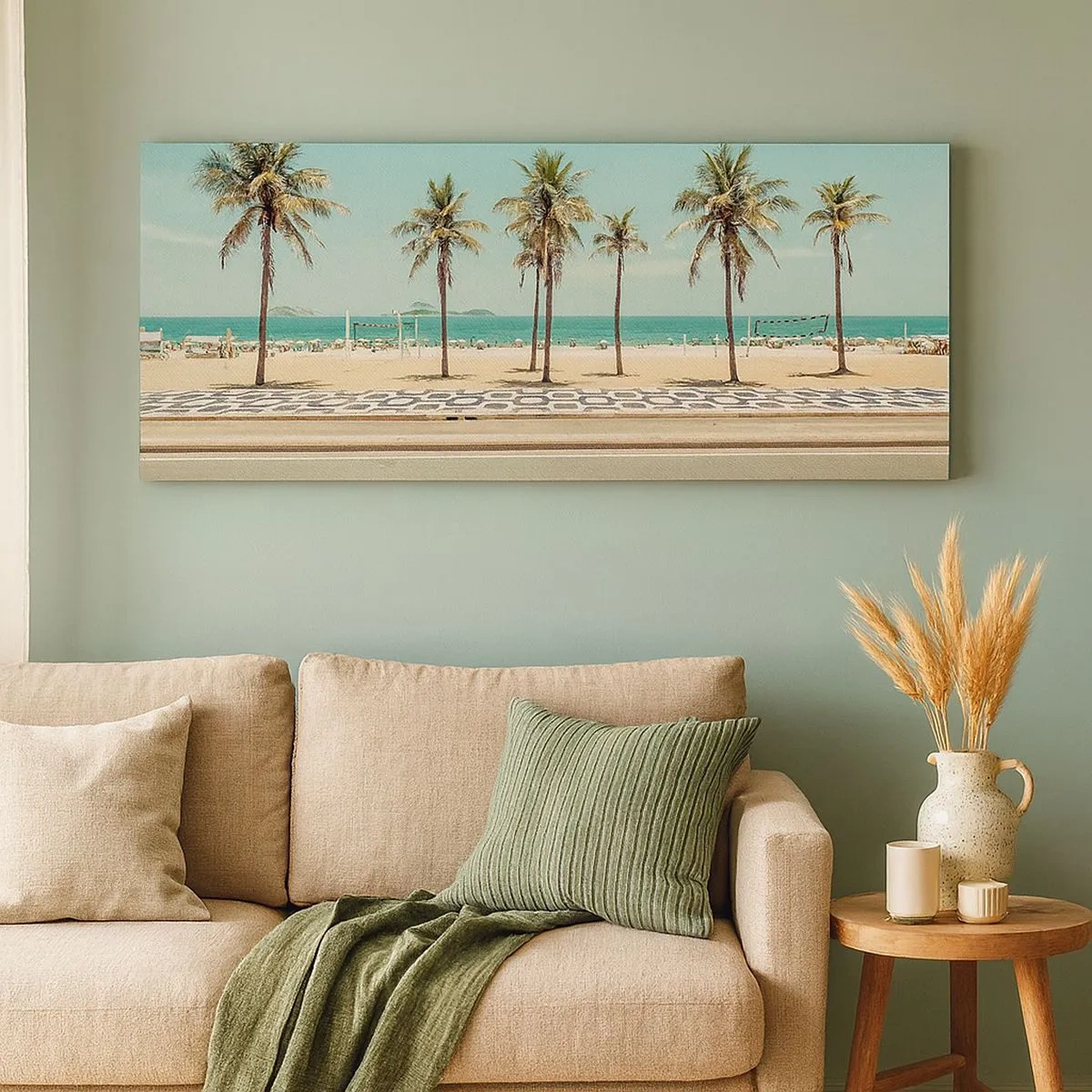 Impression sur toile - Image sur toile - Gardien de plage - 100x40 cm