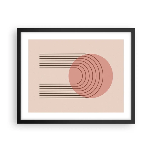 Affiche dans un cadre noir - Poster - Attraction irrésistible - 50x40 cm