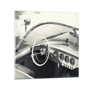 Impression sur verre - Image sur verre - Temps pour riche - 40x40 cm