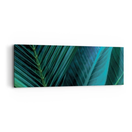 Impression sur toile - Image sur toile - L'anatomie du vert - 90x30 cm
