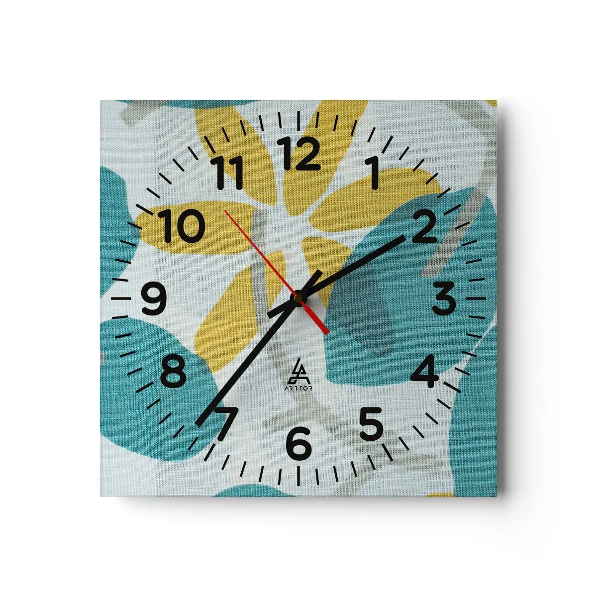 Horloge murale - Pendule murale - Wśród lazurowych liści - 40x40 cm