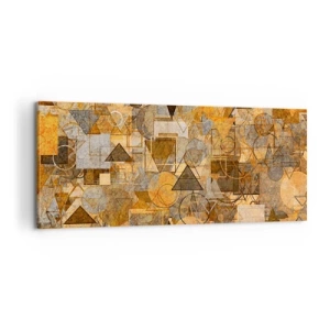 Impression sur toile - Image sur toile - Le monde en forme - 100x40 cm