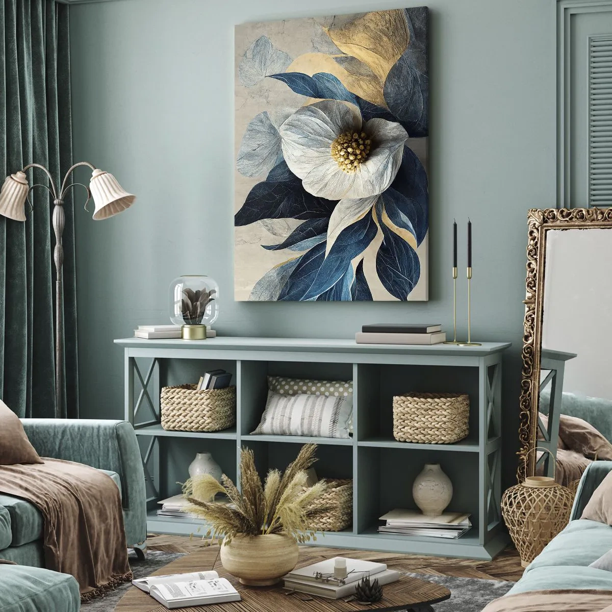 Impression sur toile - Image sur toile - Il a un coeur d'or - 45x80 cm