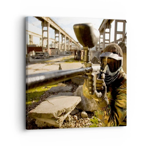 Impression sur toile - Image sur toile - Et vous pouvez devenir un héros - 30x30 cm