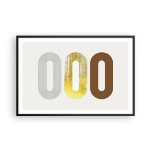 Affiche dans un cadre noir - Poster - Ooo! - 91x61 cm