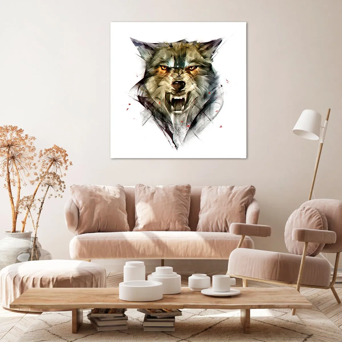 Impression sur toile - Image sur toile - Pas un pas ! - 40x40 cm