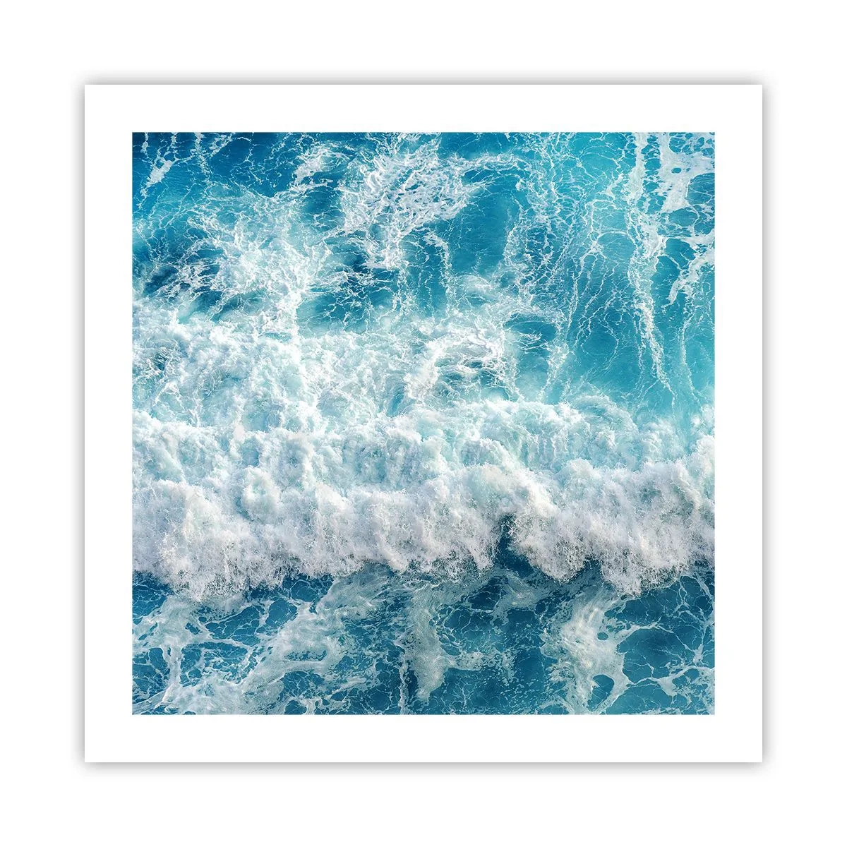 Affiche - Poster - Joyeusement et en sautant - 50x50 cm