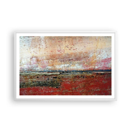 Affiche dans un cadre blanc - Poster - C'est peut-être la mer - 91x61 cm