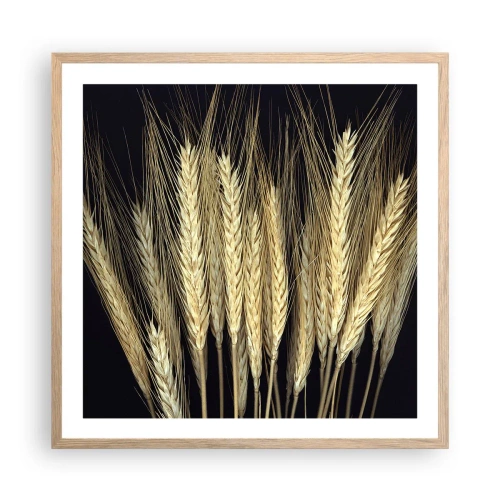 Affiche dans un chêne clair - Poster - Magie rustique - 60x60 cm