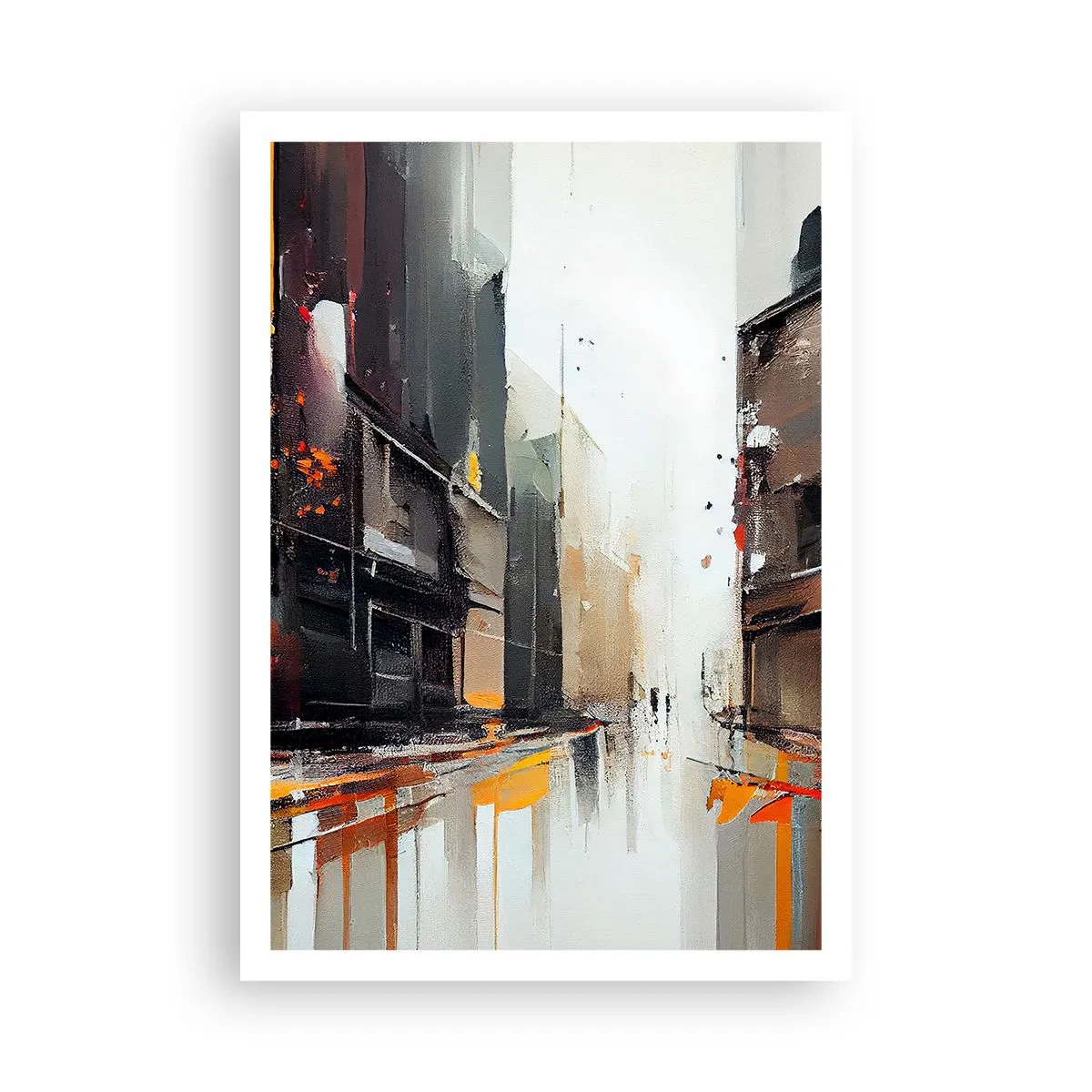 Affiche - Poster - Jour de pluie - 70x100 cm
