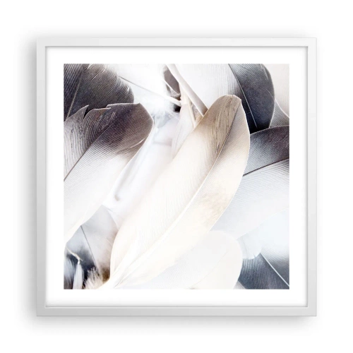 Affiche dans un cadre blanc - Poster - Presque angélique - 50x50 cm