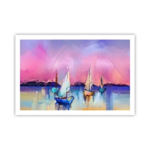 Affiche - Poster - Direction: les eaux larges - 91x61 cm