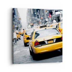 Impression sur toile - Image sur toile - Seulement dans cette ville - 30x30 cm