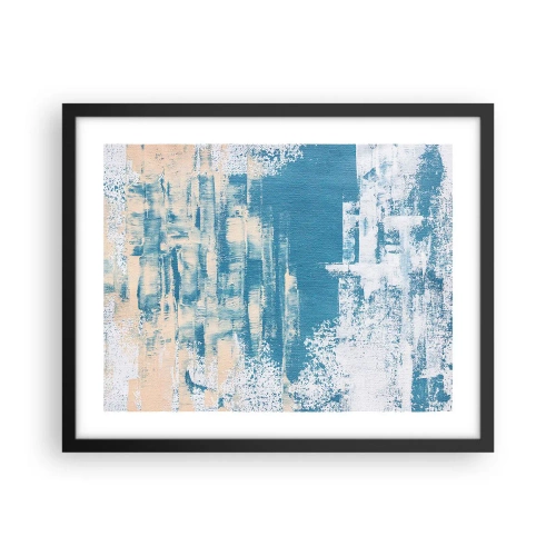 Affiche dans un cadre noir - Poster - À travers un iceberg - 50x40 cm