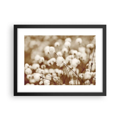 Affiche dans un cadre noir - Poster - Tige moelleuse - 40x30 cm