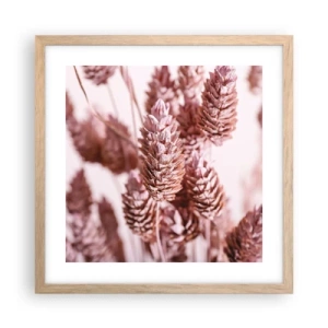 Affiche dans un chêne clair - Poster - Apparemment discret - 40x40 cm