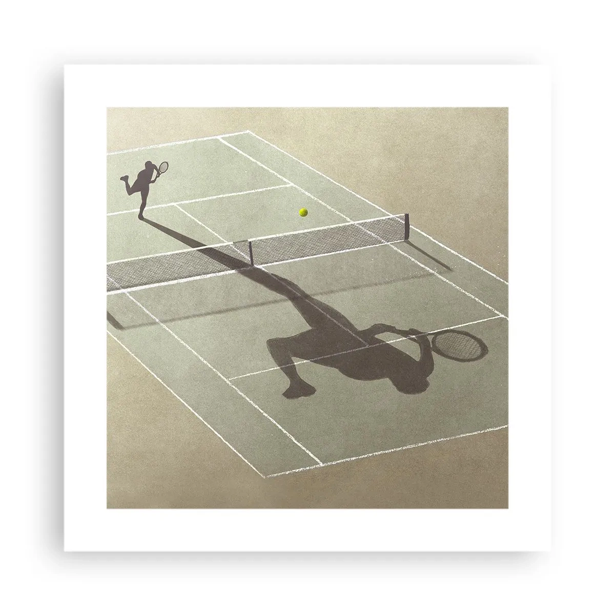 Affiche - Poster - Dépassement de soi - 40x40 cm