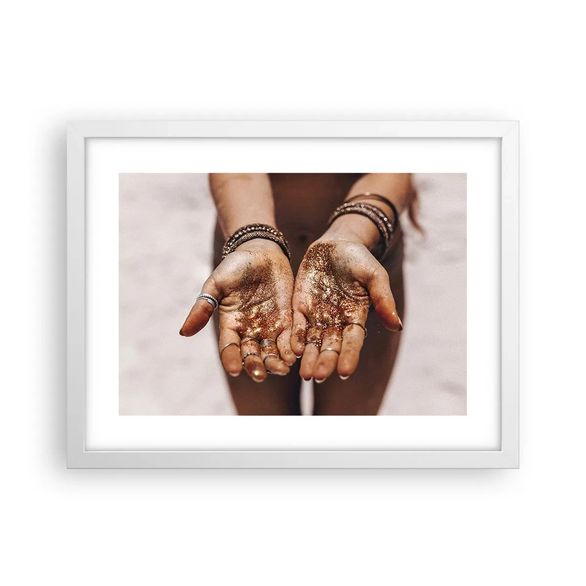 Affiche dans un cadre blanc - Poster - Un don pour vous - 40x30 cm