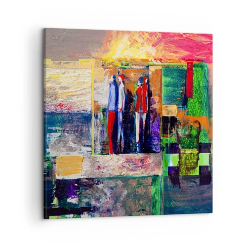 Impression sur toile - Image sur toile - Relations et émotions - 50x50 cm