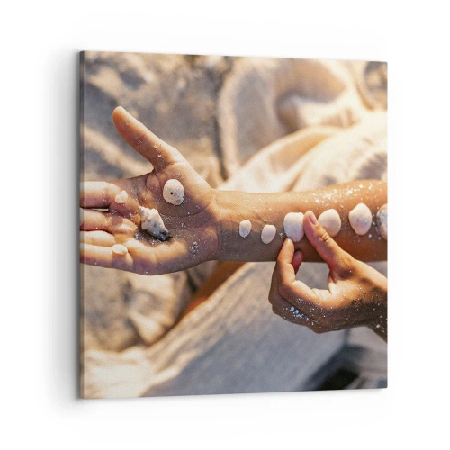 Impression sur toile - Image sur toile - La beauté à portée de main - 60x60 cm