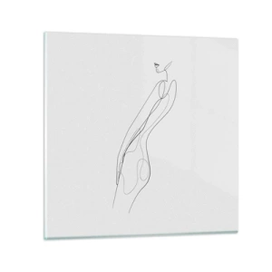 Impression sur verre - Image sur verre - Juste une promesse - 70x70 cm