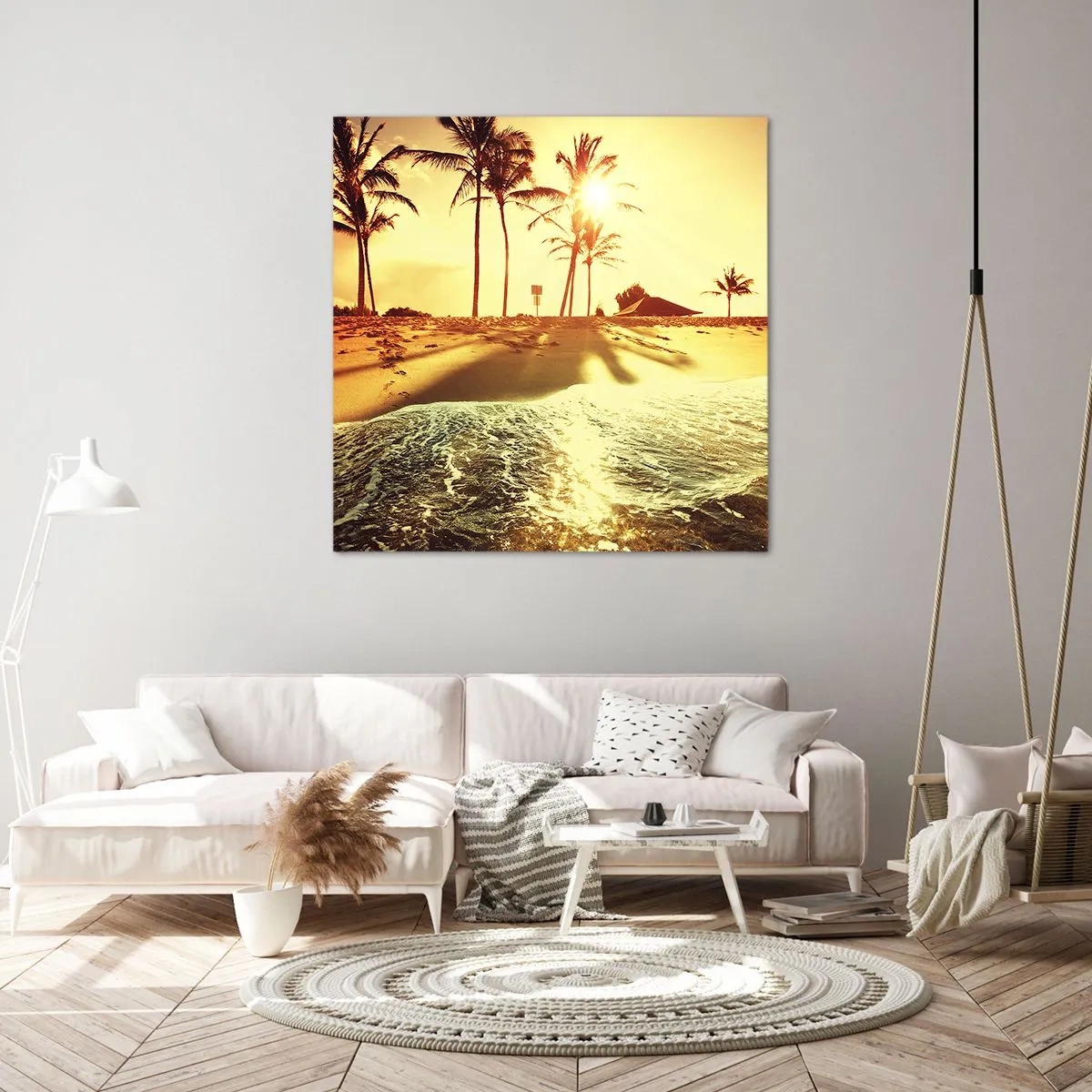 Impression sur toile - Image sur toile - Après-midi californien - 60x60 cm