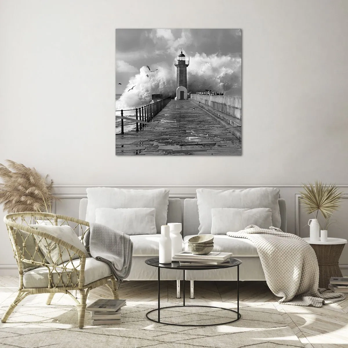 Impression sur verre - Image sur verre - Sans peur - 70x70 cm