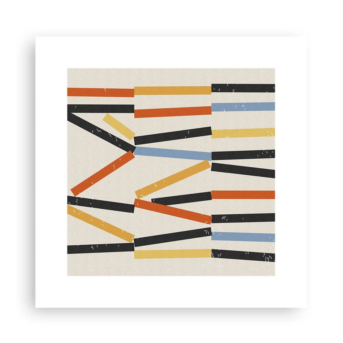 Affiche - Poster - Composition de niveaux - 30x30 cm