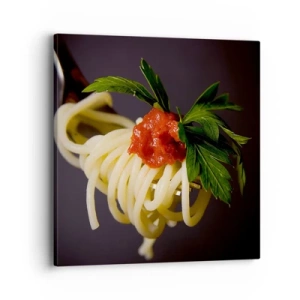Impression sur toile - Image sur toile - Une bouchée savoureuse - 40x40 cm