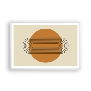 Affiche dans un cadre blanc - Poster - Plan idéal - 91x61 cm