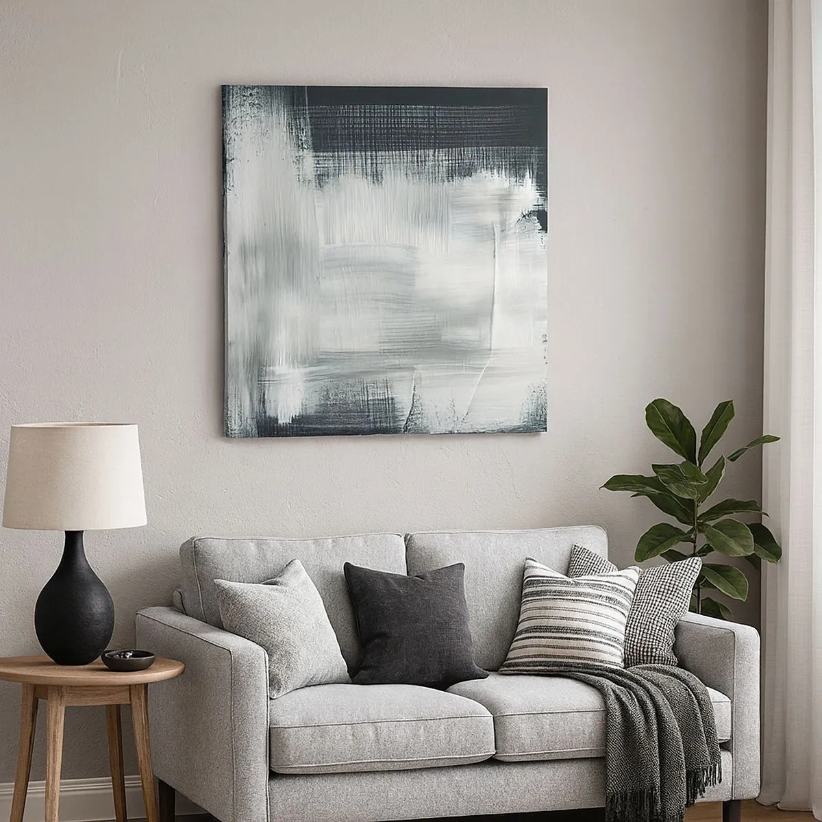 Impression sur toile - Image sur toile - Tissé à la verticale et à l'horizontale - 30x30 cm