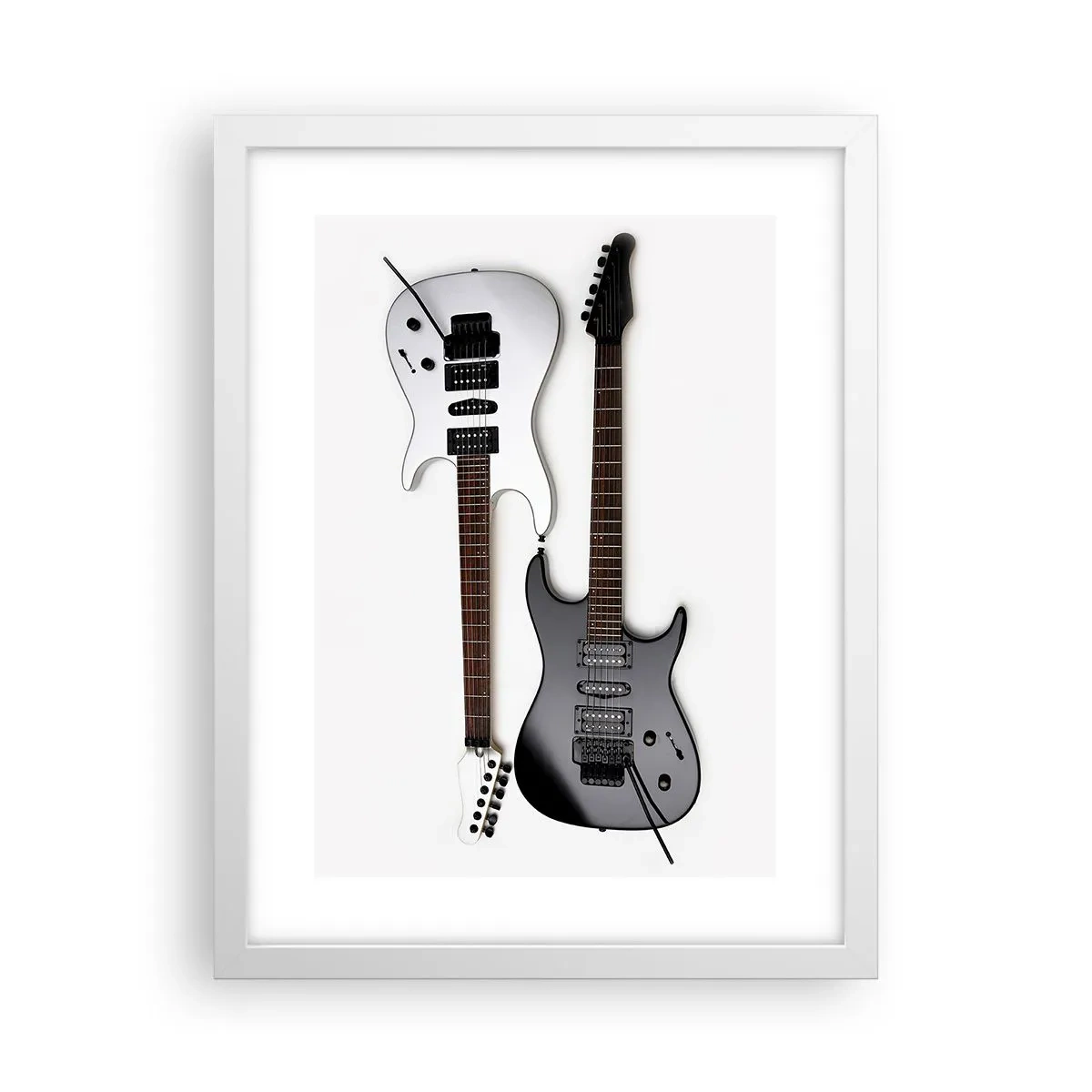 Affiche dans un cadre blanc - Poster - Harmonie des formes - 30x40 cm