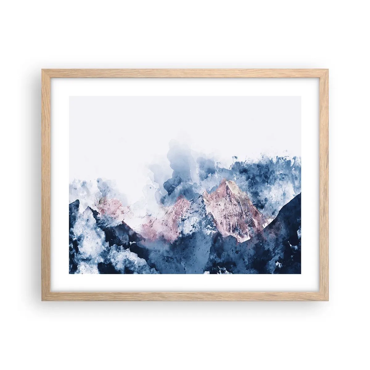 Affiche dans un chêne clair - Poster - Ce sont des sommets ! - 50x40 cm