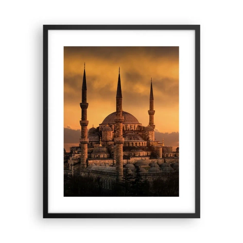 Affiche dans un cadre noir - Poster - Dieu est grand - 40x50 cm