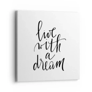 Impression sur toile - Image sur toile - Bien sur - 40x40 cm