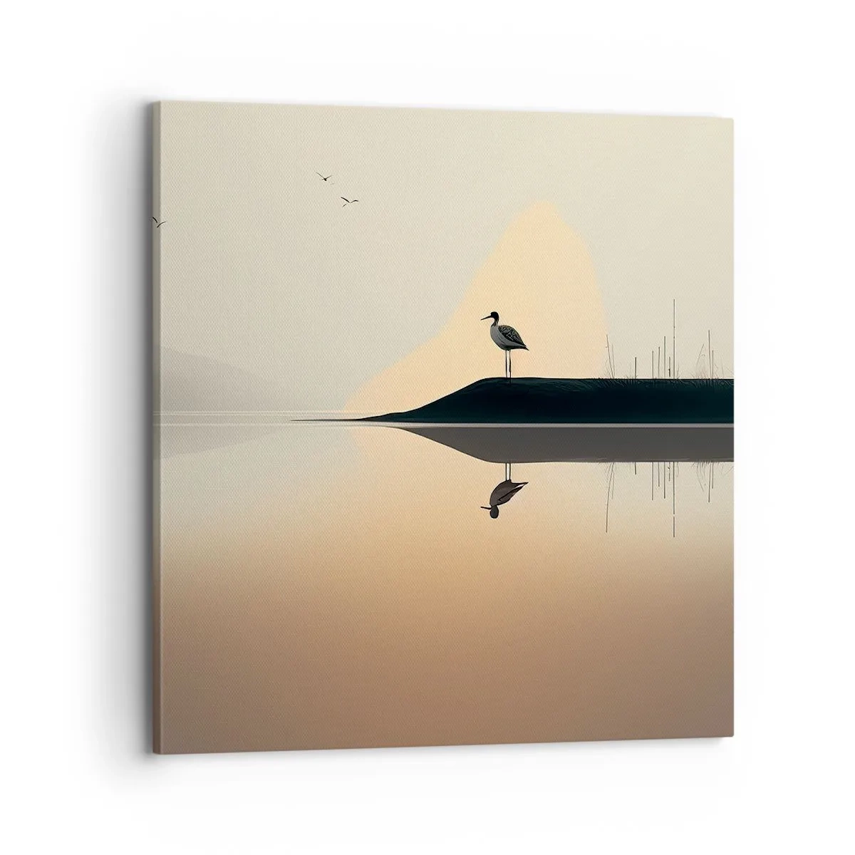 Impression sur toile - Image sur toile - Le seigneur du lac - 70x70 cm
