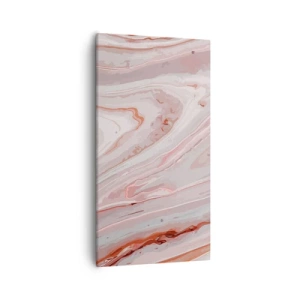 Impression sur toile - Image sur toile - Rose liquide - 55x100 cm
