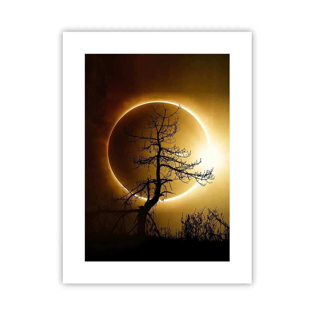 Affiche - Poster - Éclipse totale - 30x40 cm