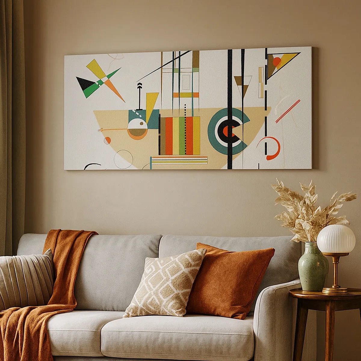 Impression sur toile - Image sur toile - Et le monde s’amuse - 30x30 cm